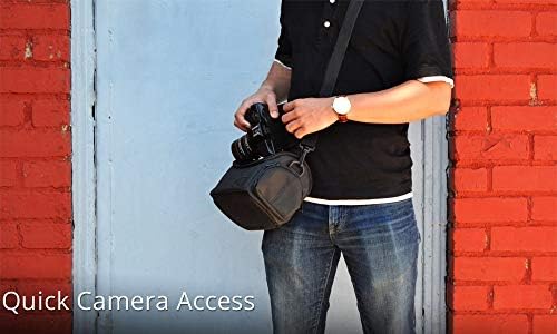eCostConnection Medium Soft Padded Camera Equipment Bag/Case for Nikon, Canon, Sony, Pentax, Olympus Panasonic, Samsung & Many More - Image 6
