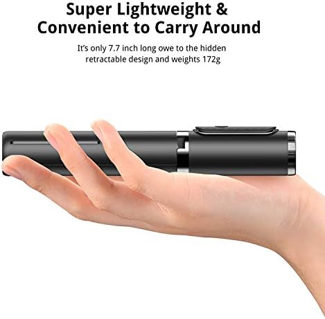 ATUMTEK Selfie Stick Tripod, Extendable 3 in 1 Aluminum Selfie Stick with Bluetooth Remote 270 Degree Rotation for iPhone 14/13/12/11 Pro/XS Max/XS/XR/X, Samsung, Google, Sony, LG Smartphones Black - Image 5