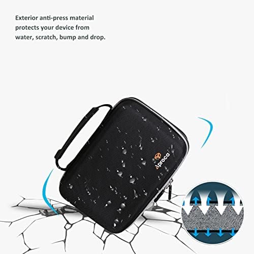Aproca Hard Storage Travel Protective Case, for Canon EOS Rebel T7 DSLR Camera and Lens - Image 8