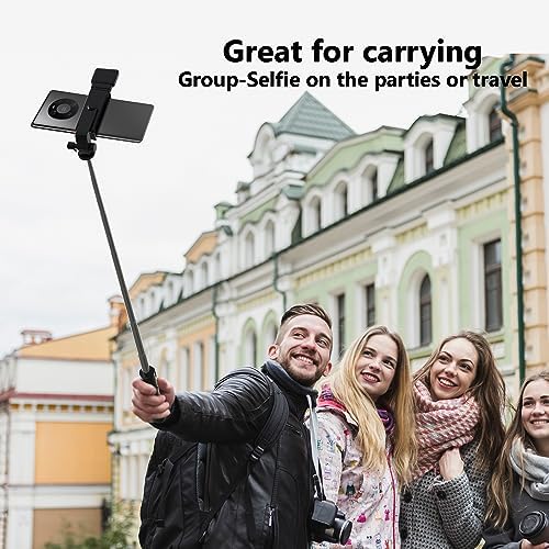 Selfie Stick, 40 in Retractable Phone Tripod with Wireless Remote Control & Light, Portable Selfie Stick Tripod for Photograph, Live Streaming, Video Recording, Compatible with All Cellphones - Image 5