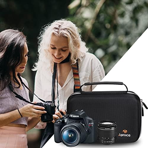Aproca Hard Storage Travel Protective Case, for Canon EOS Rebel T7 DSLR Camera and Lens - Image 4