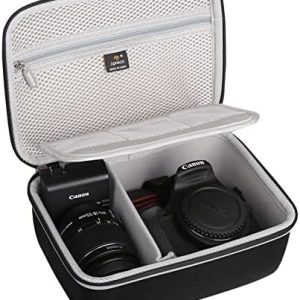 Aproca Hard Storage Travel Protective Case, for Canon EOS Rebel T7 DSLR Camera and Lens
