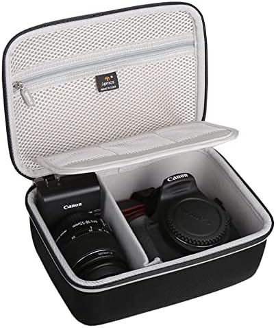 Aproca Hard Storage Travel Protective Case, for Canon EOS Rebel T7 DSLR Camera and Lens