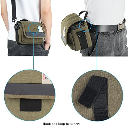 Camera Bag Small Mirrorless Camera Shoulder Bag Purse Waterproof Canvas Cute Compact Camera Messenger Bag Case for Women and Men by Besnfoto - Image 6